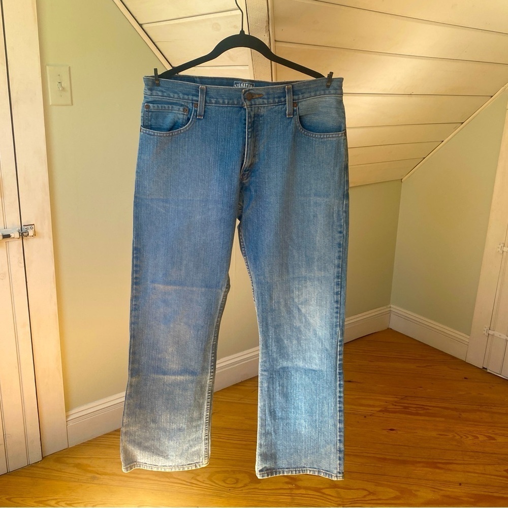 Levi Signature Men’s Bootcut Jeans 34 x 30 100% Cotton